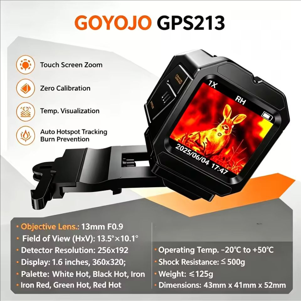 Thermal Imaging Camera 256X192 - Caméra thermique infrarouge tactile GOYOJO Mini,