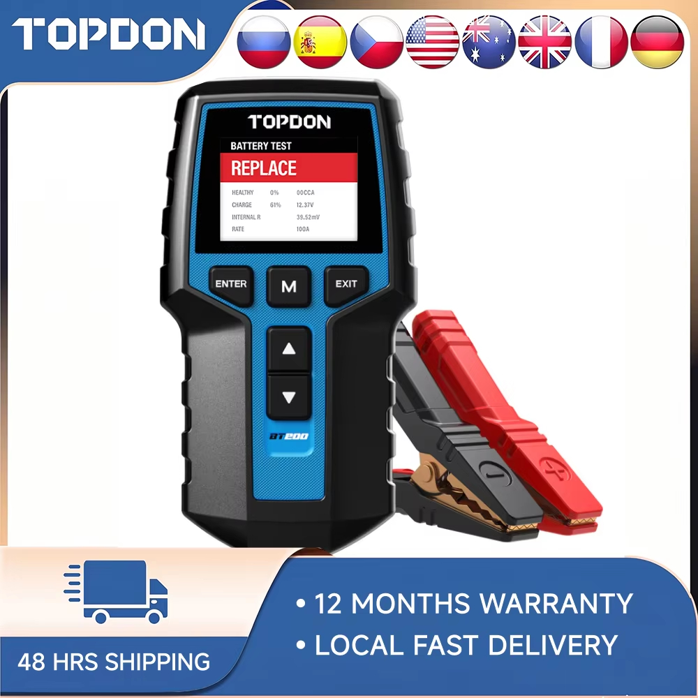 Topdon Tc001 Thermal Camera - Analyseur de batterie numérique TOPDON BT200