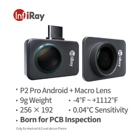 Infiray P2 Pro Macro Lens - InfiRay Shrimp Pro-Cycleur Thermique Infrarouge pour