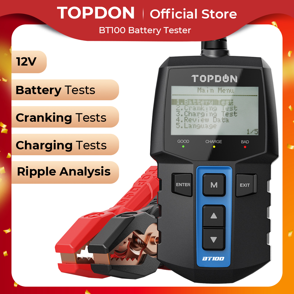 TOPDON BT100 12V testeur de ba - Topdon Tc001 Thermal Camera avis et prix