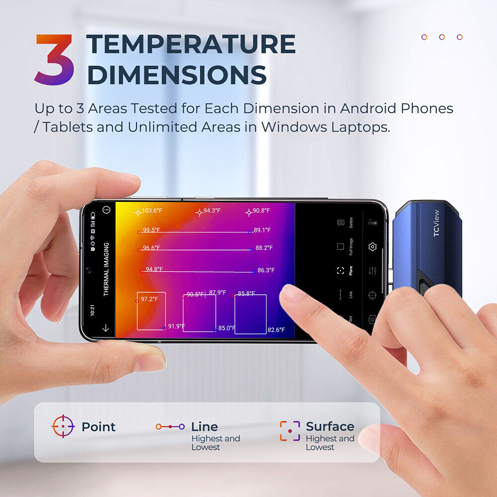 TOPDON-Caméra d'imagerie therm - Topdon Tc001 Thermal Camera avis et prix