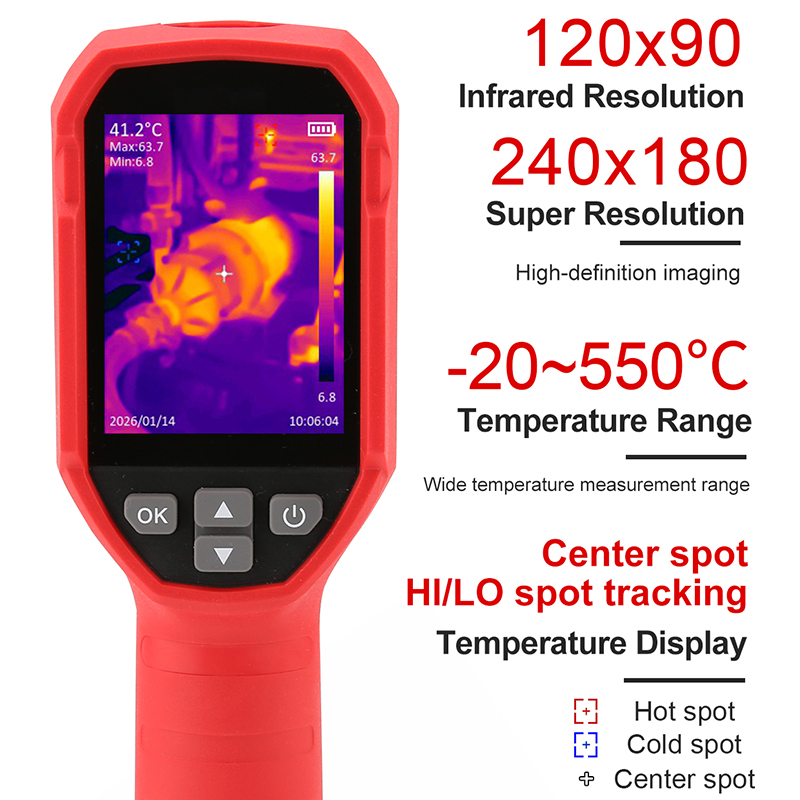 Caméra thermique UNI-T UTI120S - Nf 521 Thermal Imaging Camera avis et prix