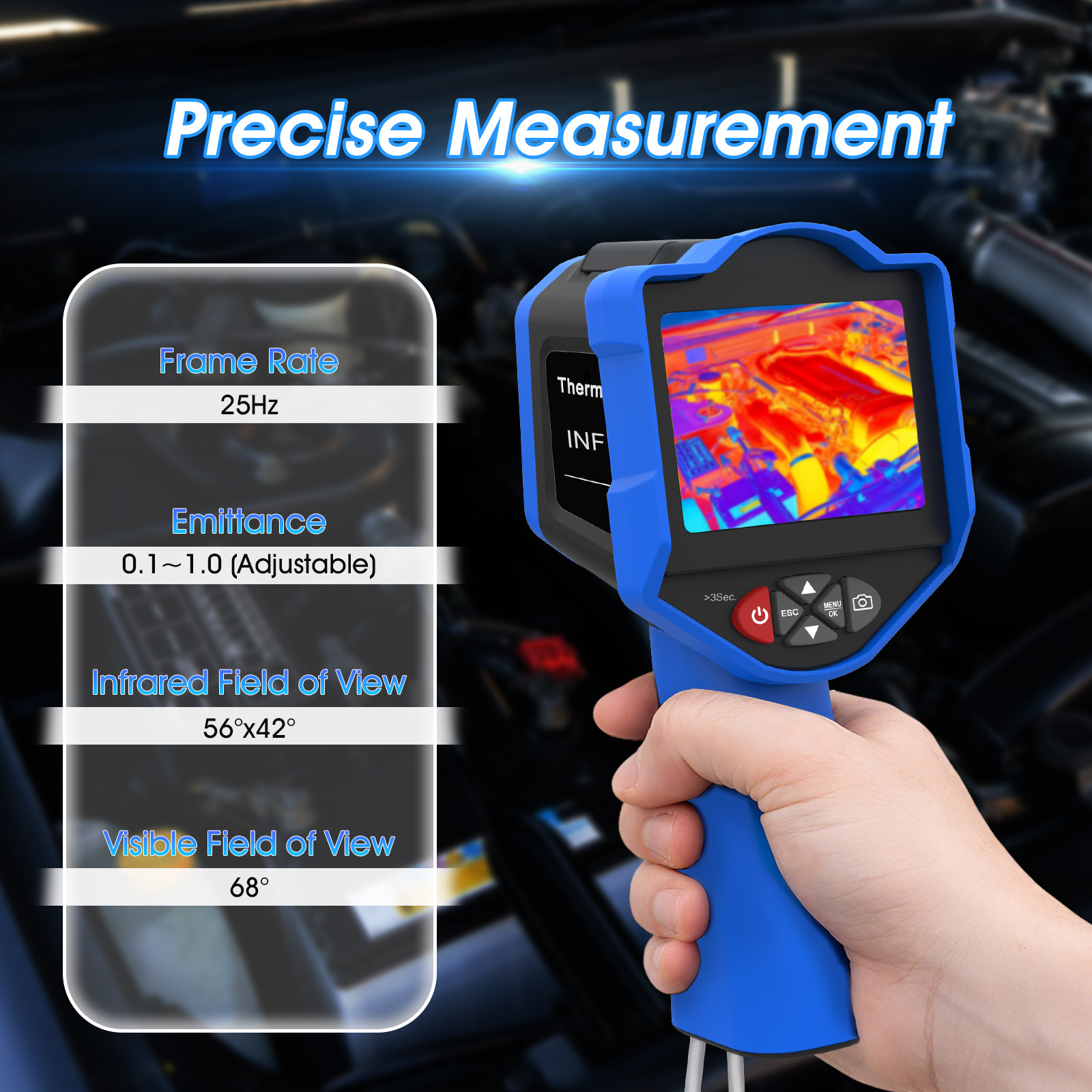 Caméra thermique HoldPeak 256x - Thermal Imaging Camera 256X192 avis et prix